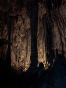 Stalagmites and Stalactites at the Carlsbad  Caverns, NM